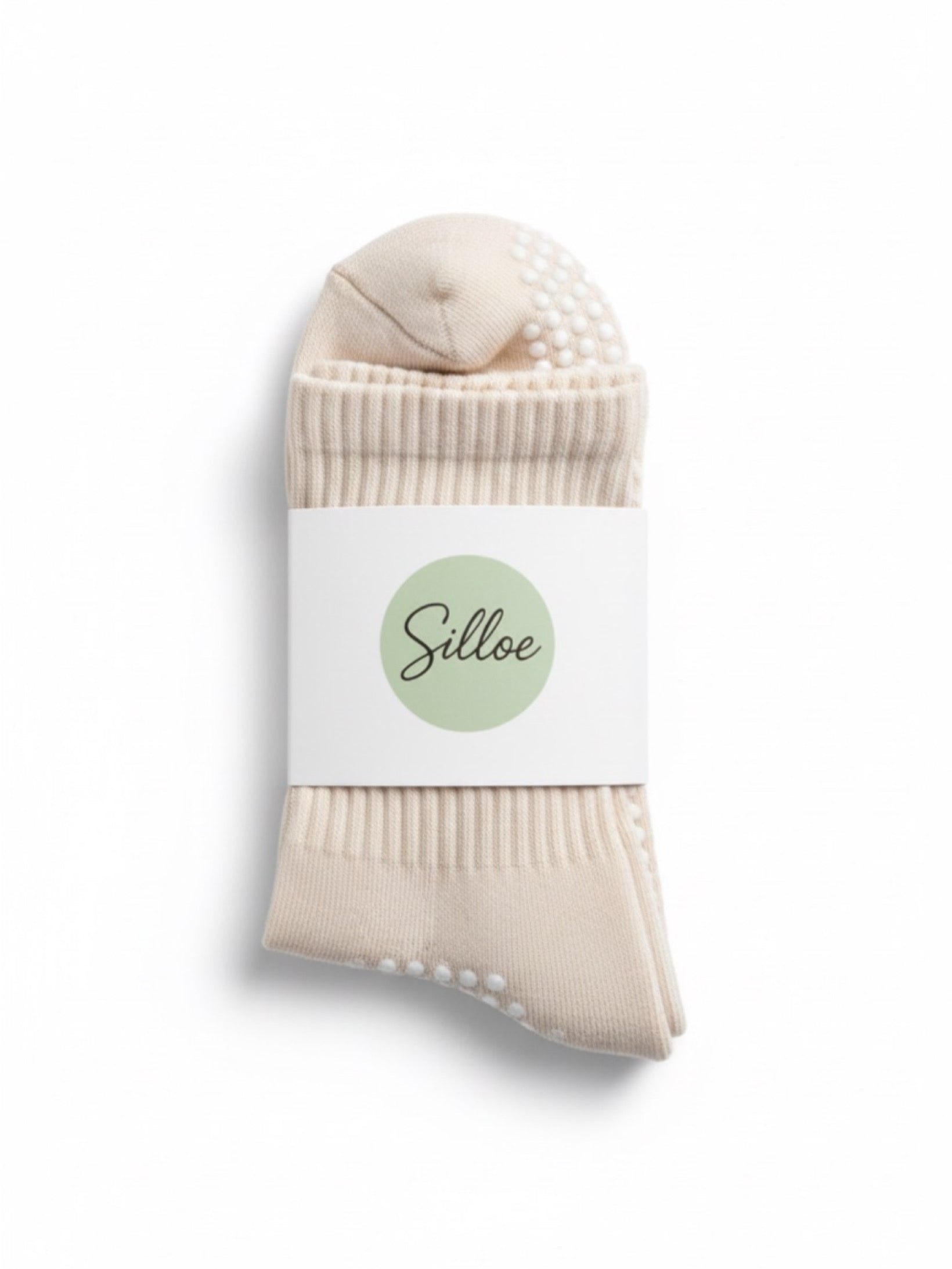 2 + 1 offert – Chaussettes de Pilates Silloe Rose Pâle