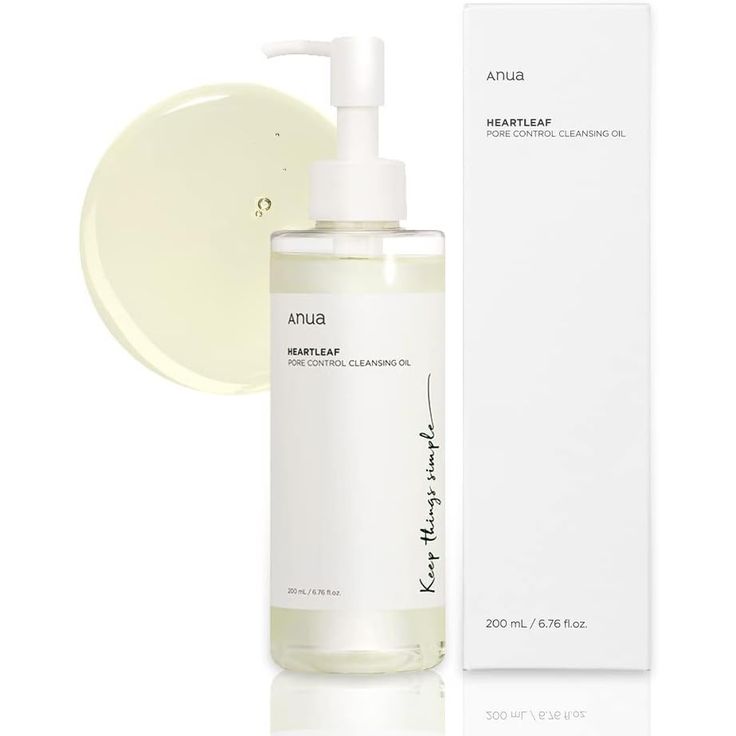 Anua - Heartleaf Pore Control Cleansing Oil - Huile nettoyante démaquillante 200ml