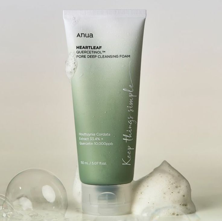 Anua - Heartleaf Quercetinol Pore Deep Cleansing Foam - Mousse nettoyante en profondeur 150ml